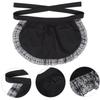 Vintage Half Waist Apron with Two Pockets Short Apron Sexy Lolita Pinafore  for Women