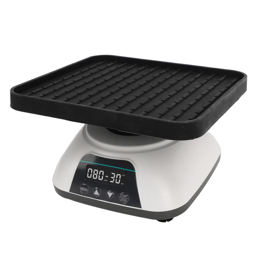 Orbital Shaker Digital Display 10 degrees  Tilting 20‑80RPM Adjustable 10s‑99min Timing 0.8kg Capacity Shaker Table US