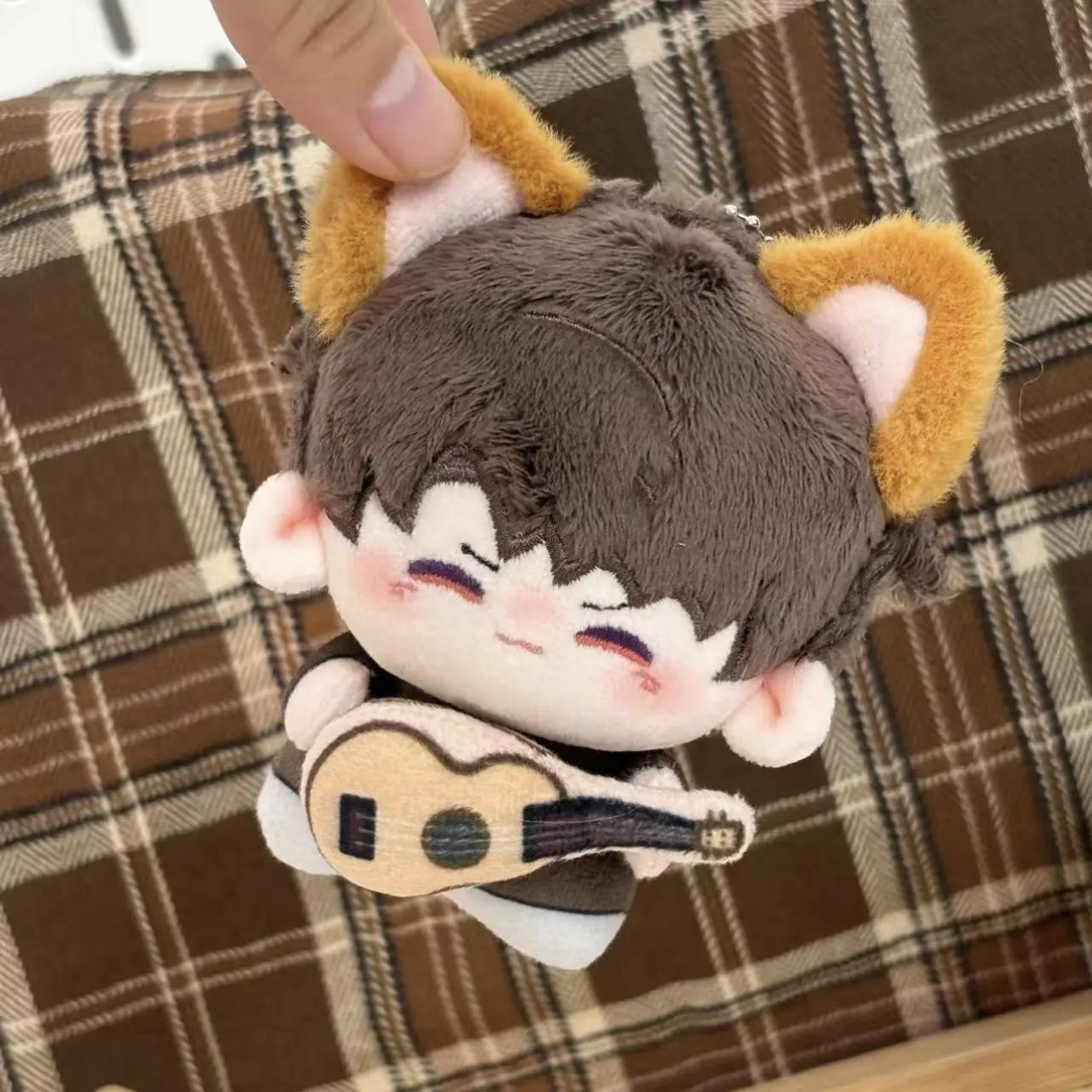 

10cm Cute Caleb Plush Toy Love and Deepspace Stuffed Anime Doll Bag Charm Keychain Birthday Gifts Girl Game Fans 10cm