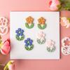 Clay Cutter Leaf Flower Shape Clay Earring Molds for Earrings Making Clay Earring Cutter Tool for Jewelry Making
