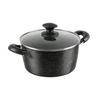 Wahei Freiz Improved wear resistance! Marble coated two-handed pot 22cm Non-stick Compatible with IH and gas Double Marble RB-2123