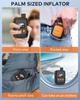 Electric Bike Tire Pump 150 PSI with Gauge, Auto Shut-Off, Portable for Presta/Schrader
