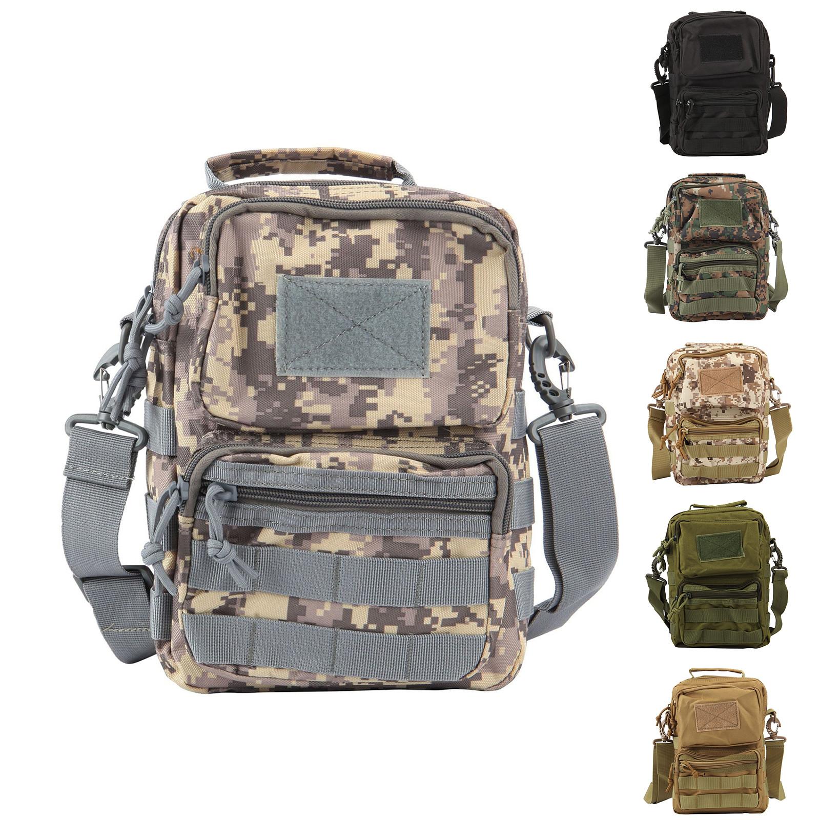 

Men Daily Shoulder Backpack Tacti Duffle Bag Military Messenger Sling Bags Rucksack