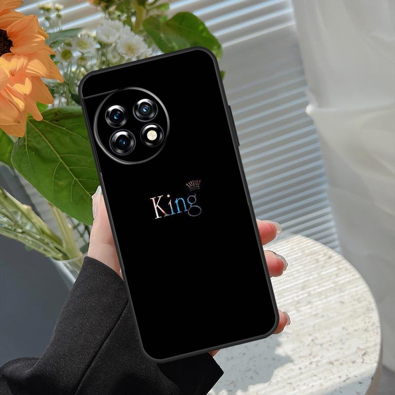 Queen King Crown Case For OnePlus 15 15R 12 12R 13T 13R 13 11 10 10R 10T 8T Nord 5 CE 2 3 4 Lite N20 N30 Cover