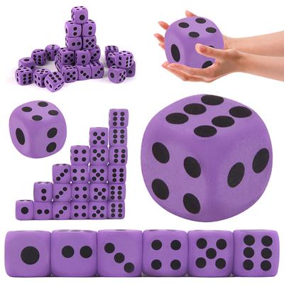Giant EVA Foam Playing Dice, Big Lightweight EVA Foam Dice, Giant Foam Dice Coloured, Large Foam Dice For Classroom, Outdoor, Travel Use, Group Events
