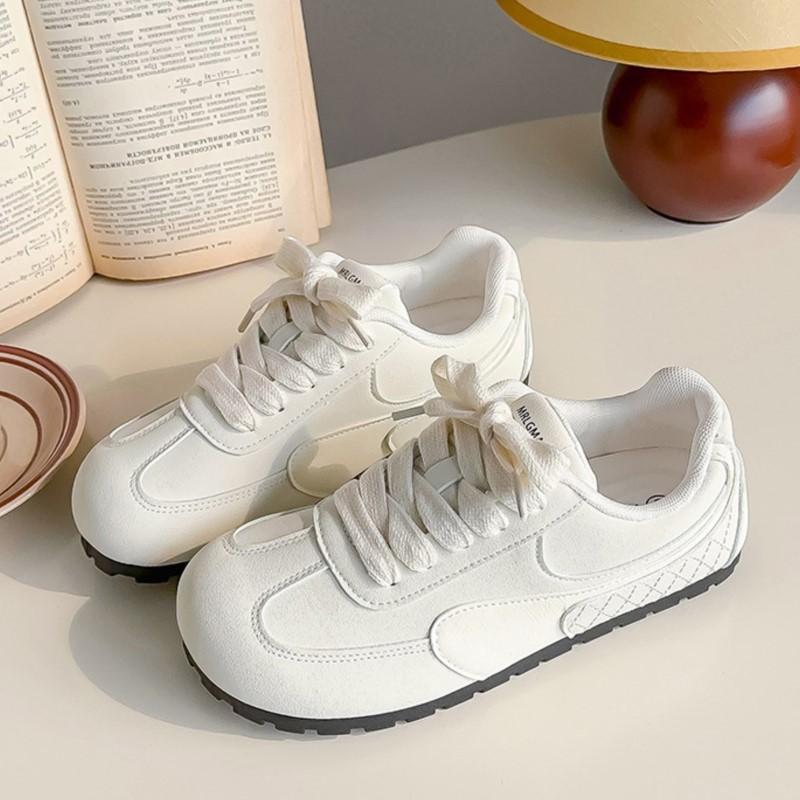 

Fashion 2025 Vintage Flats Round Toe Shoes Ladies Agan Sports Shoes Thick Sole Breathable soft-soled Shoes Leisure Derby shoes 35
