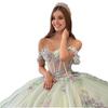 Evening dress mesh tutu skirt 1011 new one-word shoulder chicken heart collar trailing three-dimensional flowers