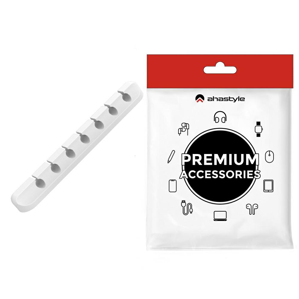 AHASTYLE WG144 Silicone Cable Clip Organizer 7-Hole Wire Management Cord Holder