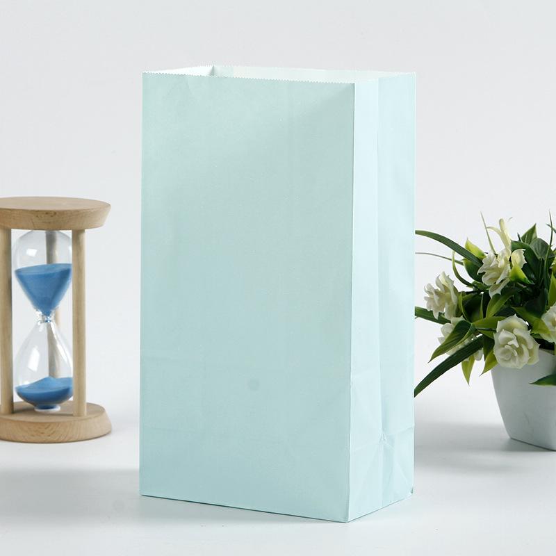 

10 шт. подарочные пакеты из бумаги для макарон, подарочные пакеты из розовой крафт-бумаги, детские праздничные украшения для дня рождения, свадебные принадлежности для детского душа Small 18x9x6cm