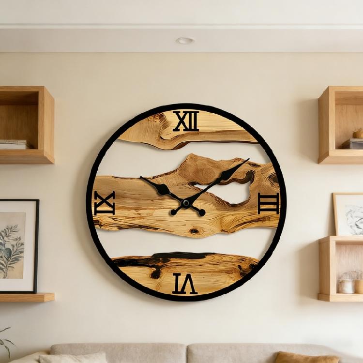 Decorative Wall Clock,Silents Battery Operated Wall Clock Silents None Ticking Wall Clocks Sweeps Movement Easy To Read