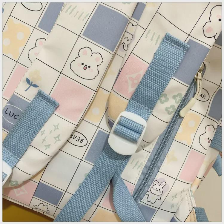 High-Quality Plaid Backpacks for Students - Children's, Primary, Junior High, and High School.