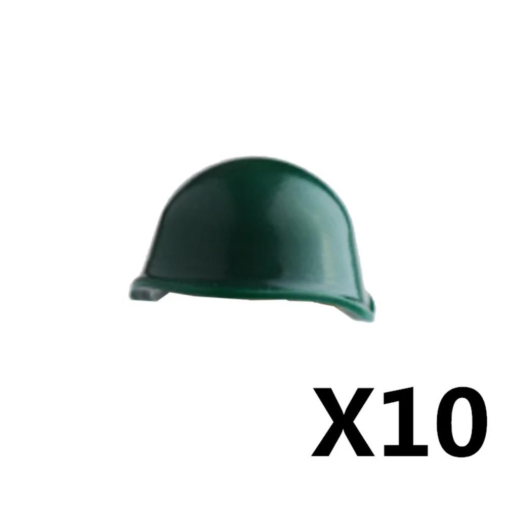 Military WWII MOC Hat Helmet Building Block German  US Soviet Soldier Figure Helmet M1 40 Beret  Accessories Brick Toy Gift K025