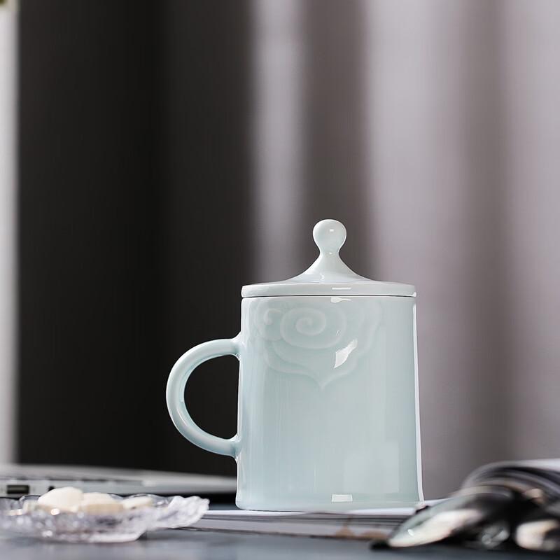 Changnan Yingqing Celadon Prosperity Ruyi Ceramic Office Tea Cup