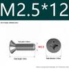 201 Stainless Steel Countersunk Phillips Head Screw: Flat Head Bolt M2-M8