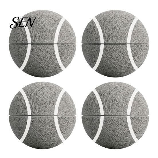 Furniture Floor Protectors Precut Tennis Balls for Chairs, Leg Felt Glides, Non Slip Table Home Hardwood Floors, Noise Scratches Reduction Elastic