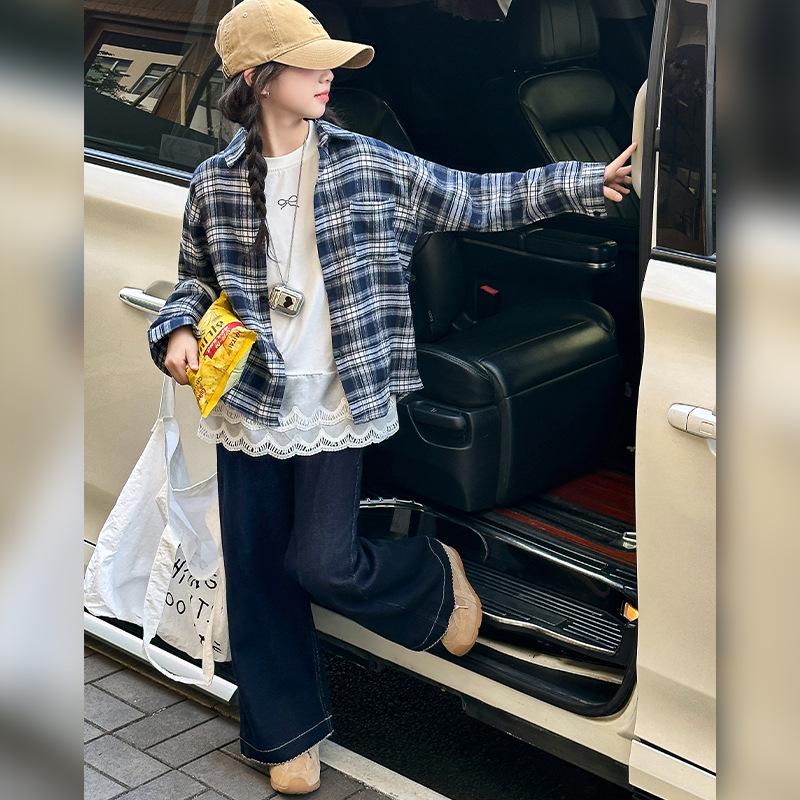 

2025 Autumn Fashion Set for Middle School Girls - Trendy Early Autumn Outfits 170 cm