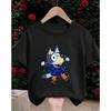 Cute Kawaii Children T Shirt Bluey Popular Print Summer Street Style Fashion Tops For Kids 3-14 Age
