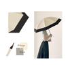complete UV heat for both sunny and rainy diameter for women Heather beige x Parasol, shading, 100% protection, foldable, shielding, days,