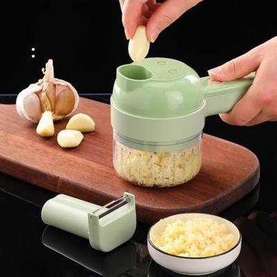 Electric Garlic Masher Handheld Vegetable Slicer Rechargeable Food Chopper Meat Grinder Machine Versatile Food Processor