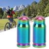 2 Pcs Titanium Alloy Valve Cap for Bike Bicycle Tire Dust Cover Road Bicycles Accessories