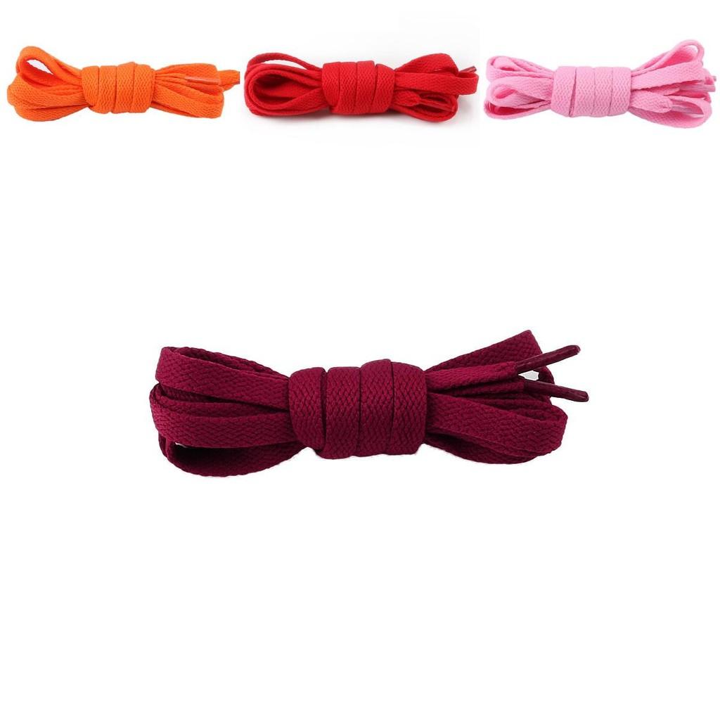 Stylish Polyester Cotton Flat Shoelaces Perfect For Running Shoes And Casual Wear