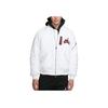 Jordan Chaqueta Wings MA-1 con Estampado de Logotipo Cálida Casual de Manga Larga con Cuello de Béisbol para Hombre Chaqueta Blanca AV2599-100