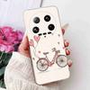 Case For Xiaomi 14 Ultra Butterfly Silicone Soft Phone Cover For Xiaomi Mi 14 Mi14 Ultra Shockproof Back Fundas Xiaomi 14Ultra