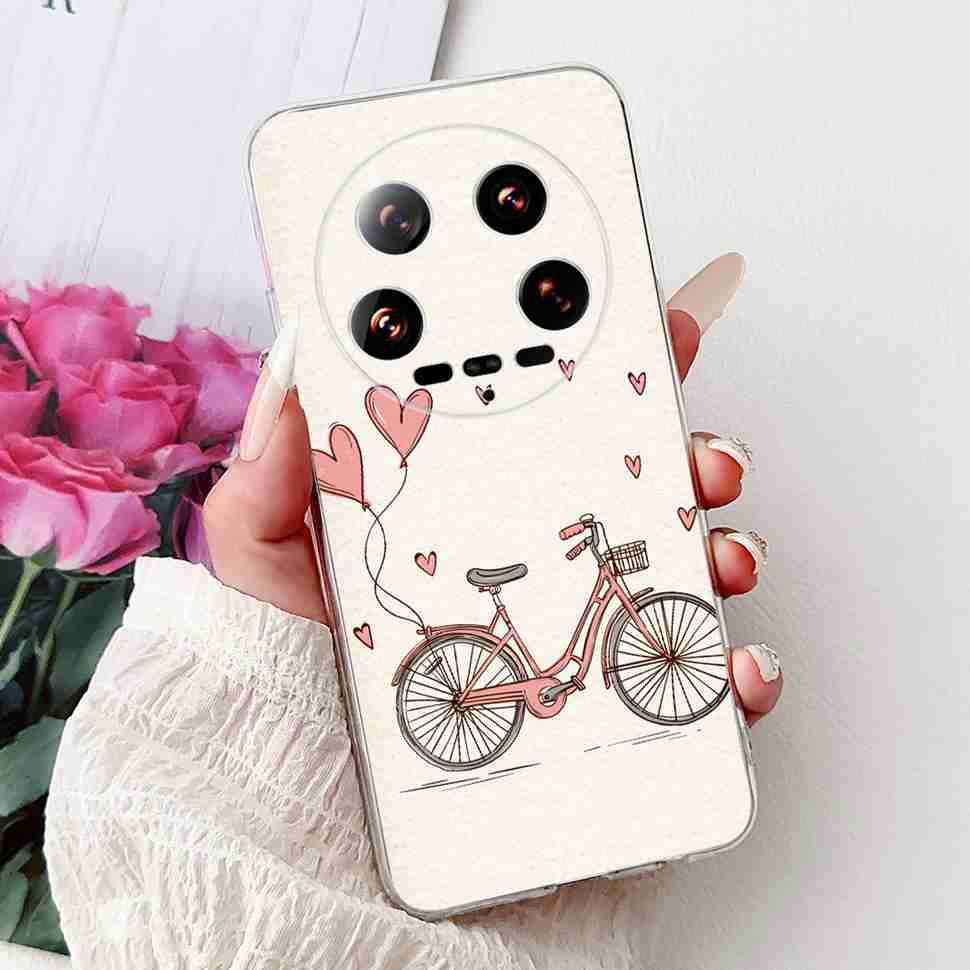 Case For Xiaomi 14 Ultra Butterfly Silicone Soft Phone Cover For Xiaomi Mi 14 Mi14 Ultra Shockproof Back Fundas Xiaomi 14Ultra