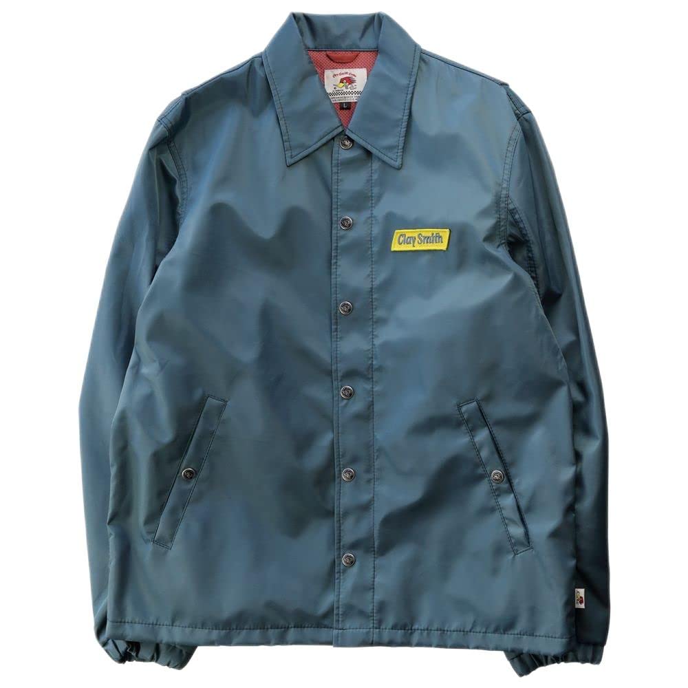 Clay Smith BRACKBIRD Coach Jacket for Motorcycles, CSY-3910 (L, Navy)