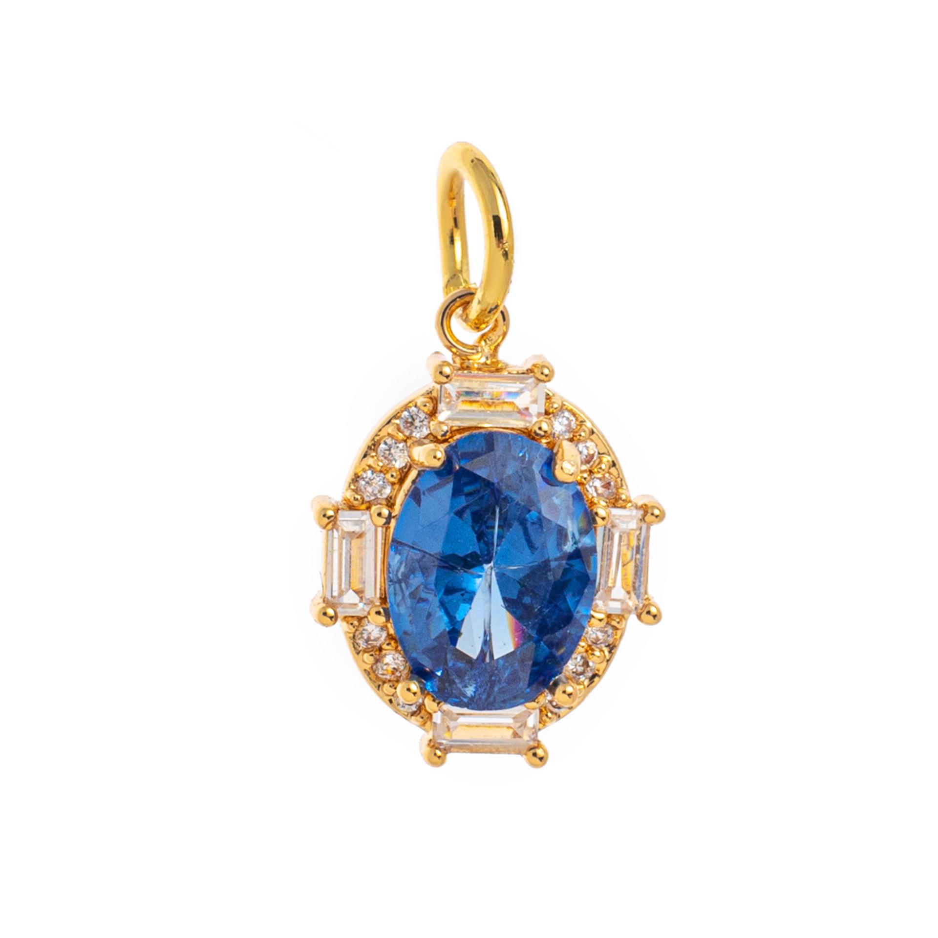 Stainless Steel Twelve Zodiac Stones Necklace with Multi-Zirconia, Full Diamond, Oval, and Hexagonal DIY Pendant.