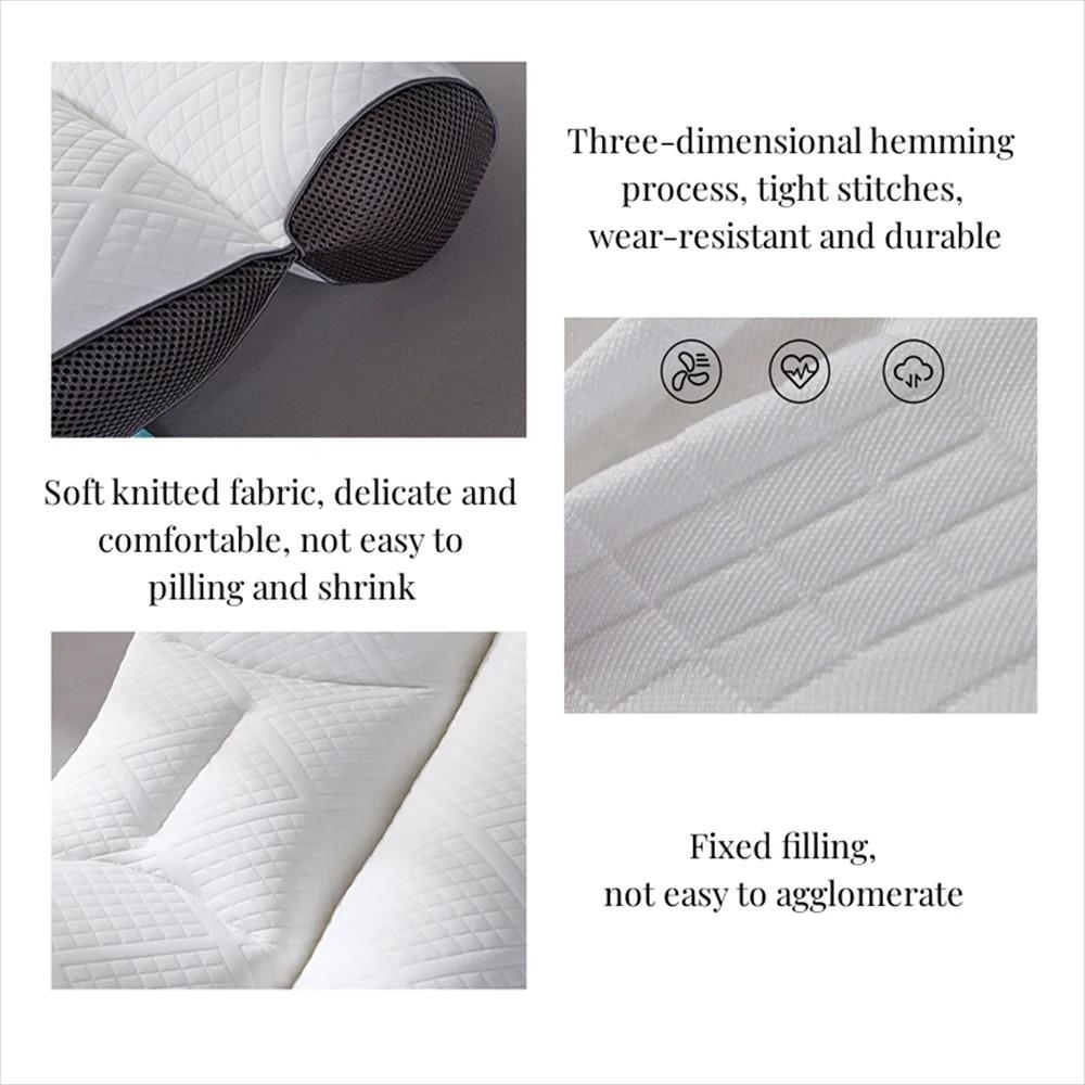 1pc Children's Adult Memory Pillow Helps Solve Sleep Problems for Cervical Neck Pain, Contoured Support Health Sleeping Pillow