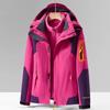 Outdoor Windproof and Waterproof Removable Jacket Three-in-one Winter Warm Jacket