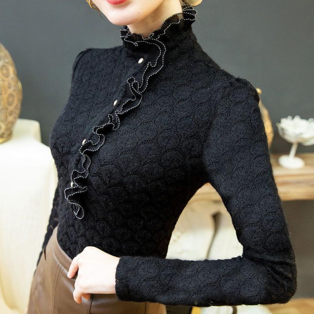 Fashionable and Sexy Lace Shirt for Women To Wear As Innerwear or Bottoming Shirt