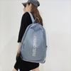 Fashion Large Capacity School Backpack Letter Lightweight Student Backpack Waterproof Book Bag