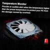 5.25inch Fan Controller Touchscreen Support 5 Channel Automatic Manual Control Temperature Monitor Fan Speed Display Fan Control