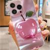 Pink Crystal Anti-Drop Transparent Case for iPhone 14-17 Pro Max Series