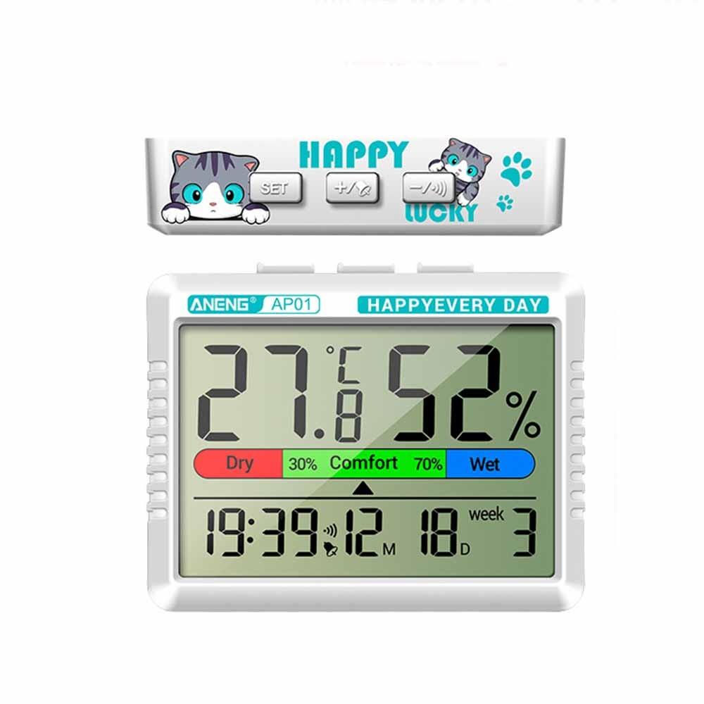 

High Definition Screen Temperature Humidity Meter Hygrometer Tester Environmental Monitoring Style2