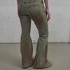LCDC™ Cut-Out Waist Washed Denim (Sand Gray)