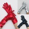 Sexy Metallic Gloves Spandex Gloves for Opera for Women and Girls Gift