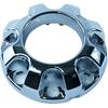New 2017-2022 F250 F350 Super Duty Front Chrome Wheel Center Hub Cap Replaces HC3Z-1130-U