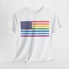 USA Flag Pride LGBT T-Shirt | LGBTQ+ Pride Movement Tee | Equality Gift