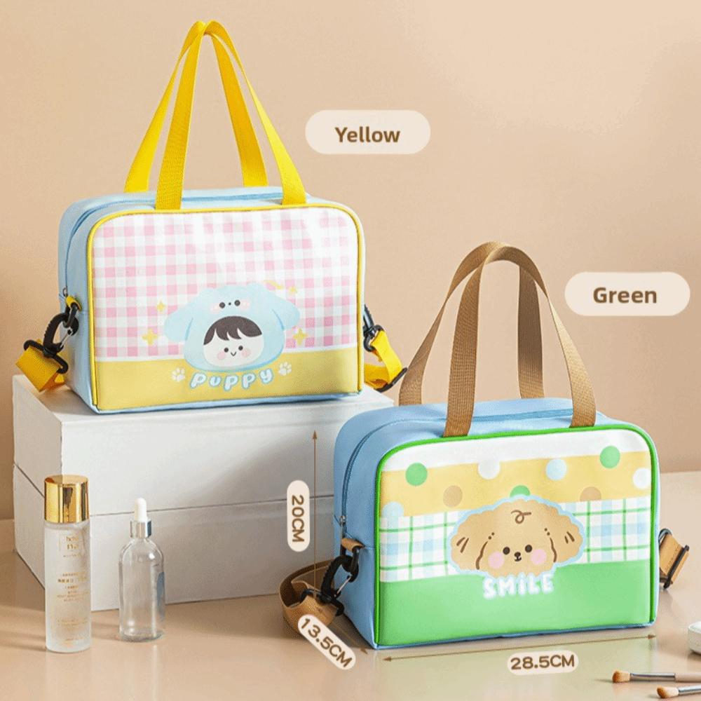 PU Gym Storage Bag Portable Toiletry Storage Bag Cute Crossbody Gym Bag  Travel
