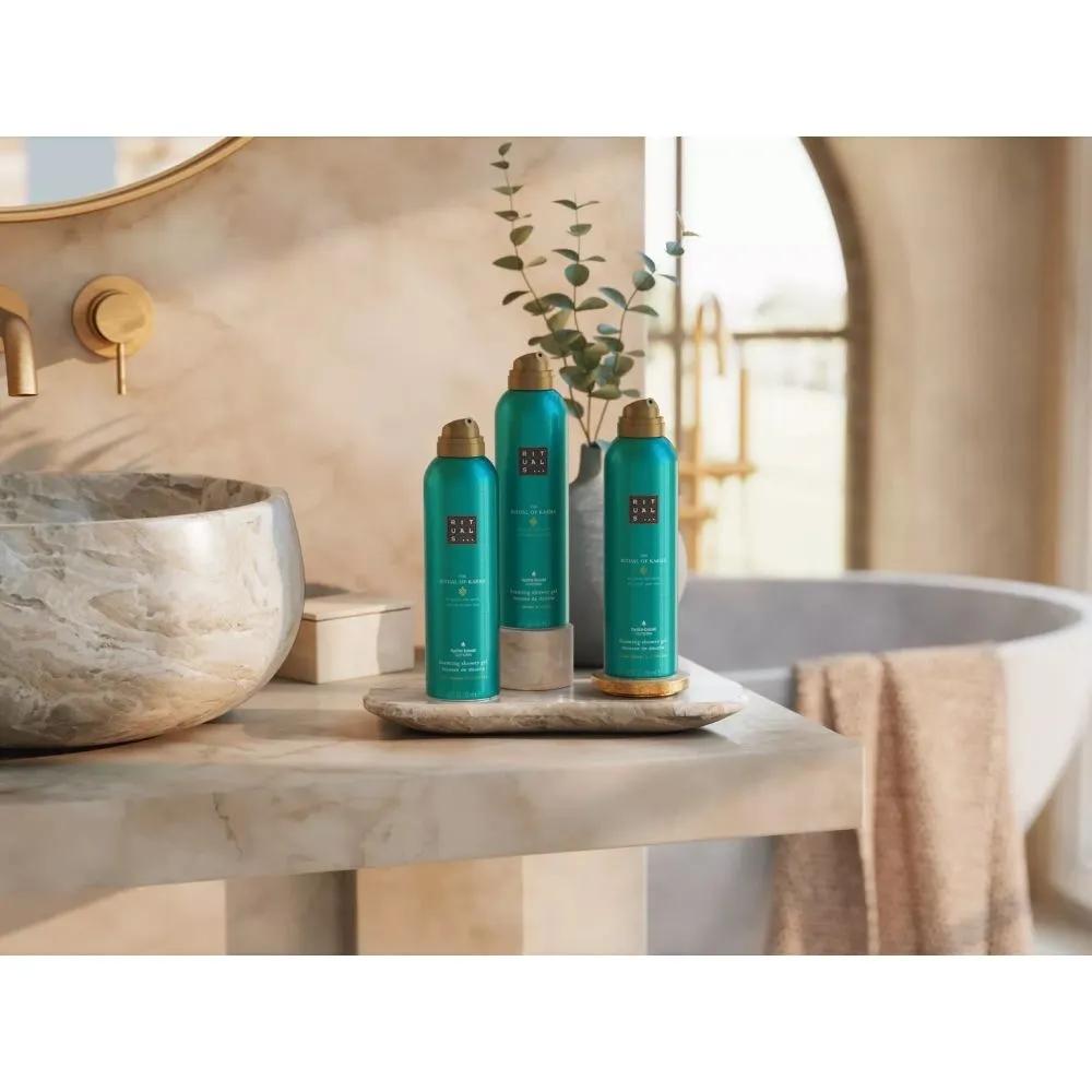 RITUALS Dutch Lotus White Tea Ingredient Karma Foaming Shower Gel 200ml X 3 Bottles