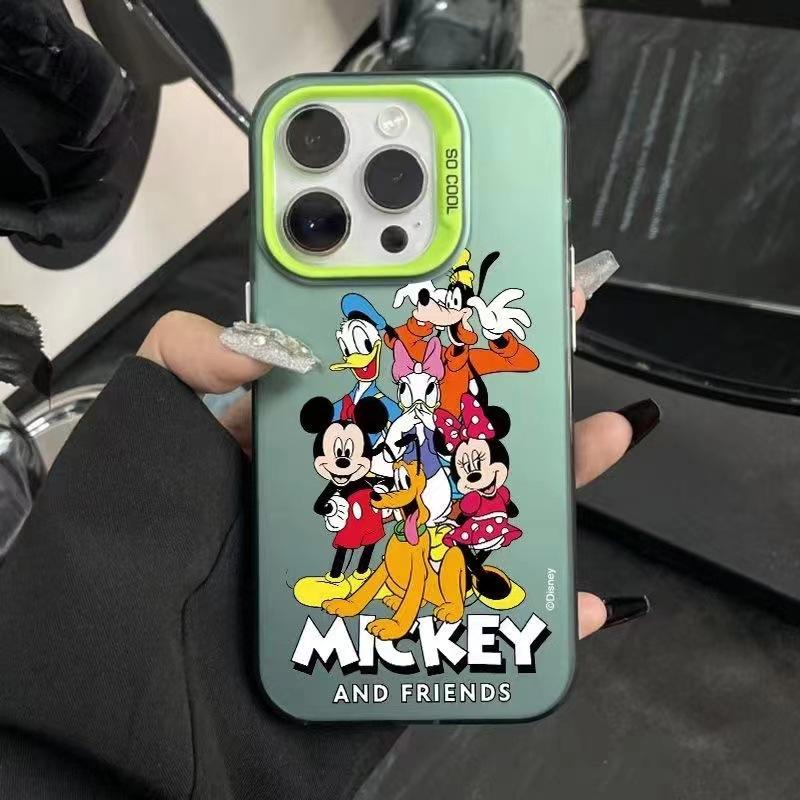 Cartoon Mickey and Duck Collection Phone Case for iPhone 18 Pro Max, iPhone 16, and iPhone 15 Plus - Drop Protection, Cute