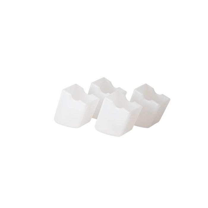Snow Peak Take! Chair Leg Caps 4-pack, Clear