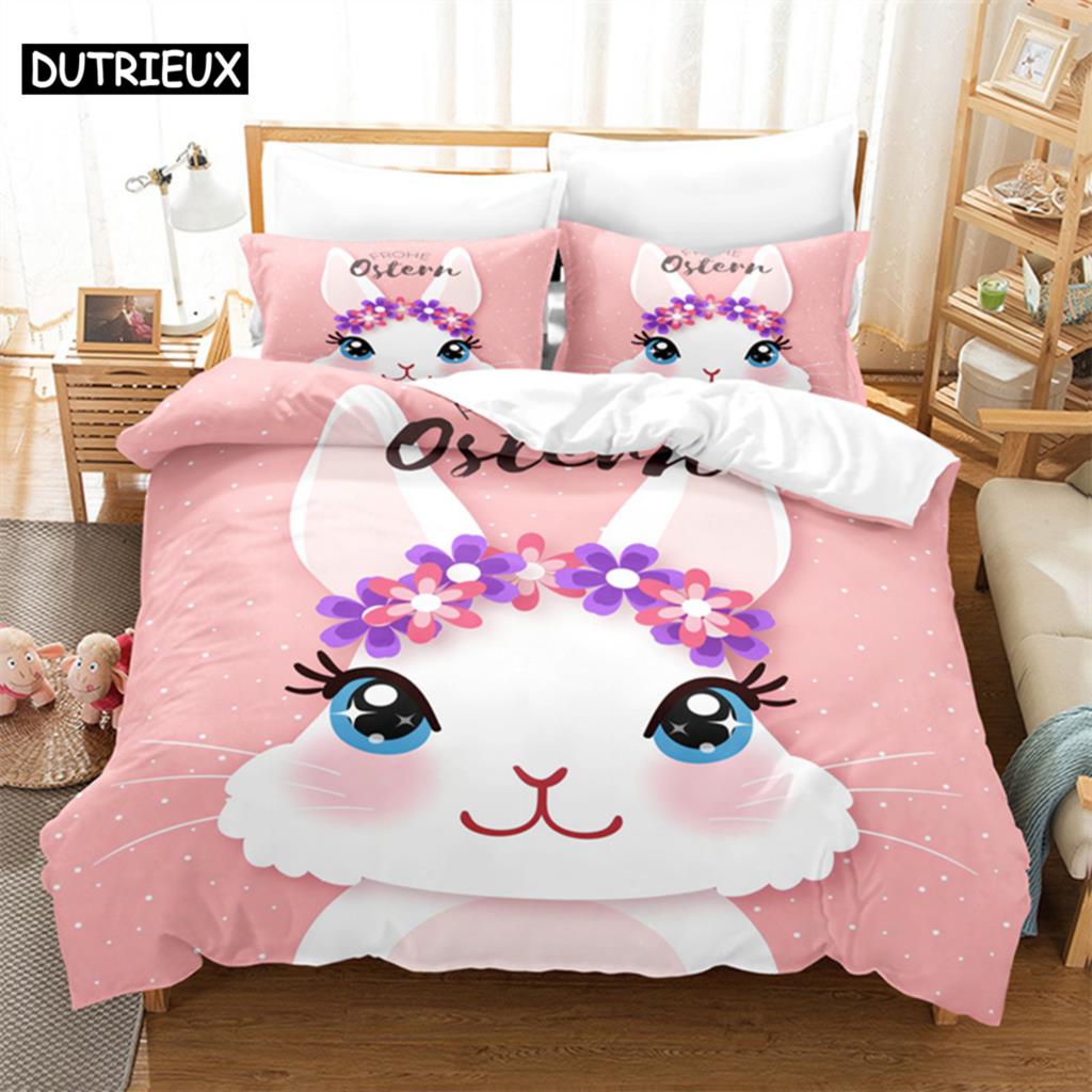 Comforter Cartoon Animals Queen Bedding Set Bedding Digital Printing King Size Bedding Set