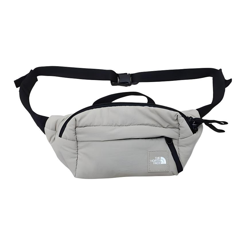 The North Face 5L Lightweight Sports Casual Zipper Waist Bag Outdoor Bag Unisex Waist Bag Khaki 3VX8-1X3 Khaki
