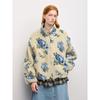 Gu By Uniqlo Fleece Jacket Flower By Rokh