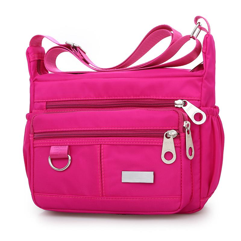 Na co dzień nylonowy wodoodporny zamek błyskawiczny torby Crossbody torebki damskie Oxford płócienne torby listonoszki na ramię torebki torebki Bolso Mujer