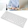 Wireless Keyboard   78 Keys   Thin Portable White Computer Keyboards for   for OS X for   for  Dows